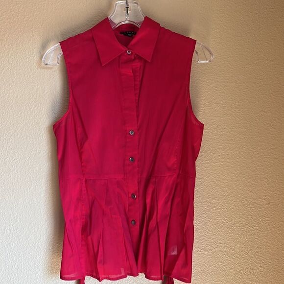 Theory sleeveless top tie waist M - Picture 5 of 12